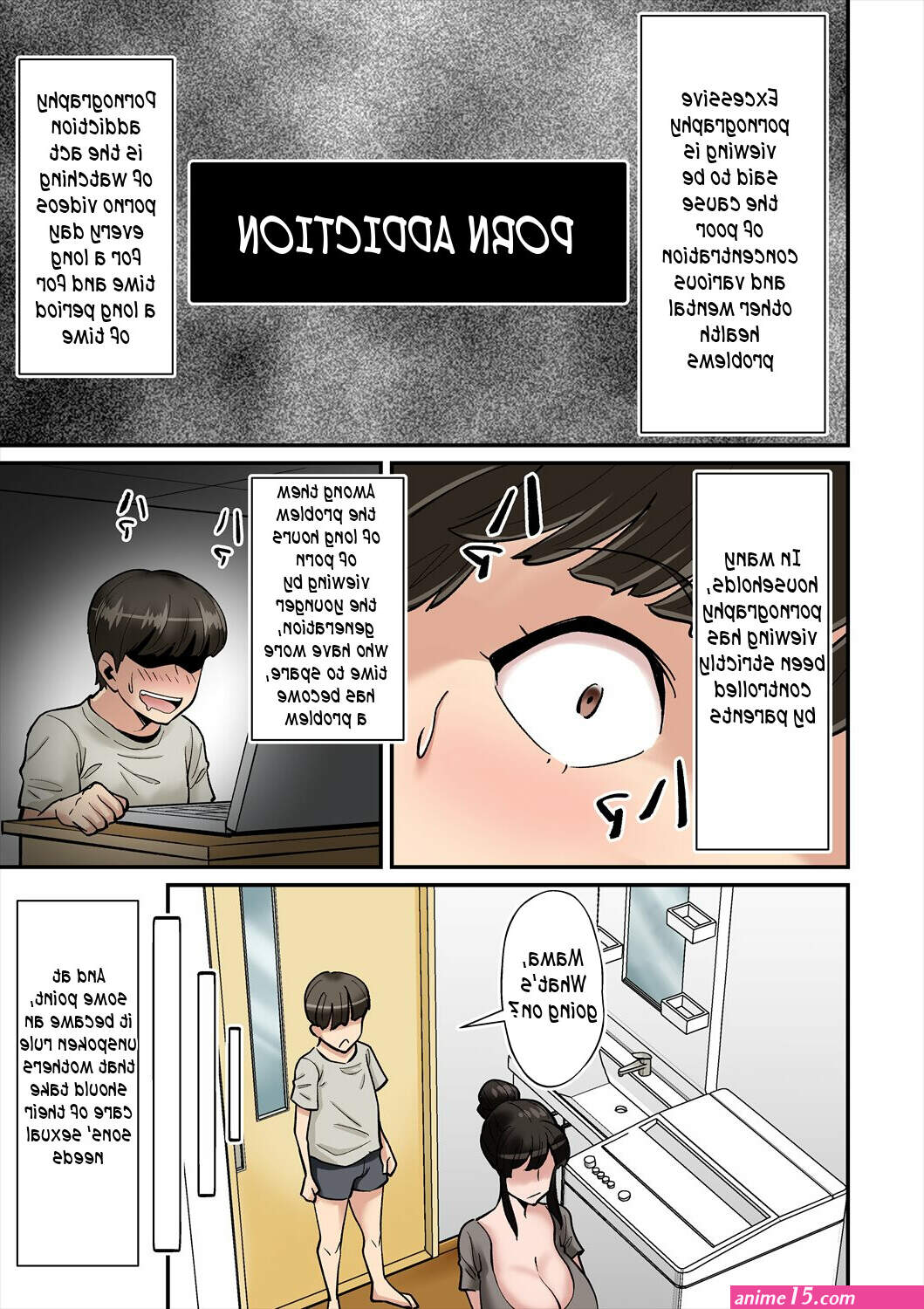 hentai mom helps son comics