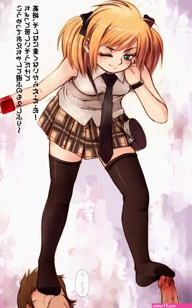 anime foot dick