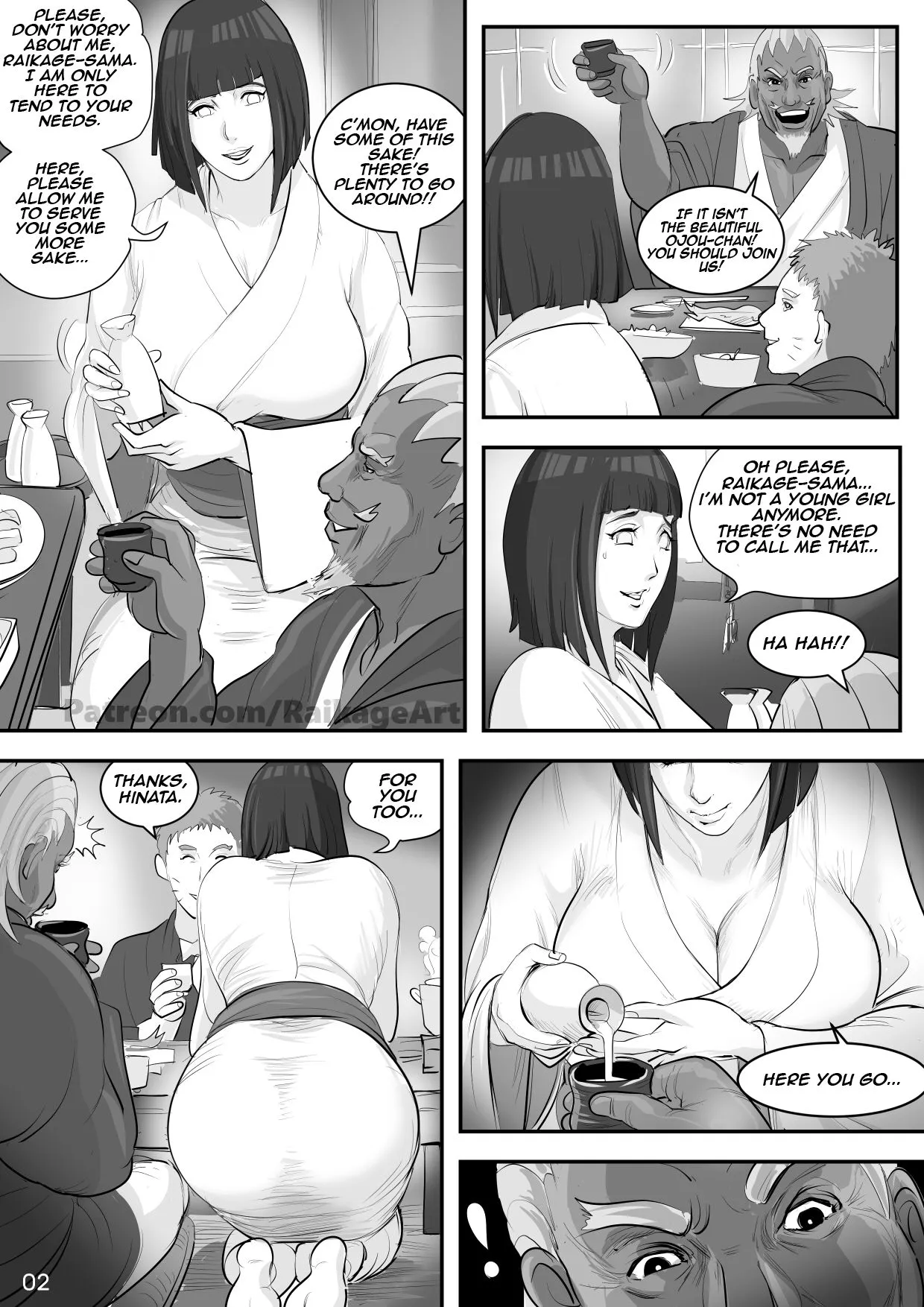 hinata x raikage hentai comics