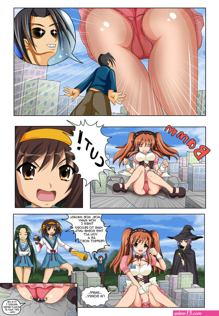 unawaregiantess anime butt crush
