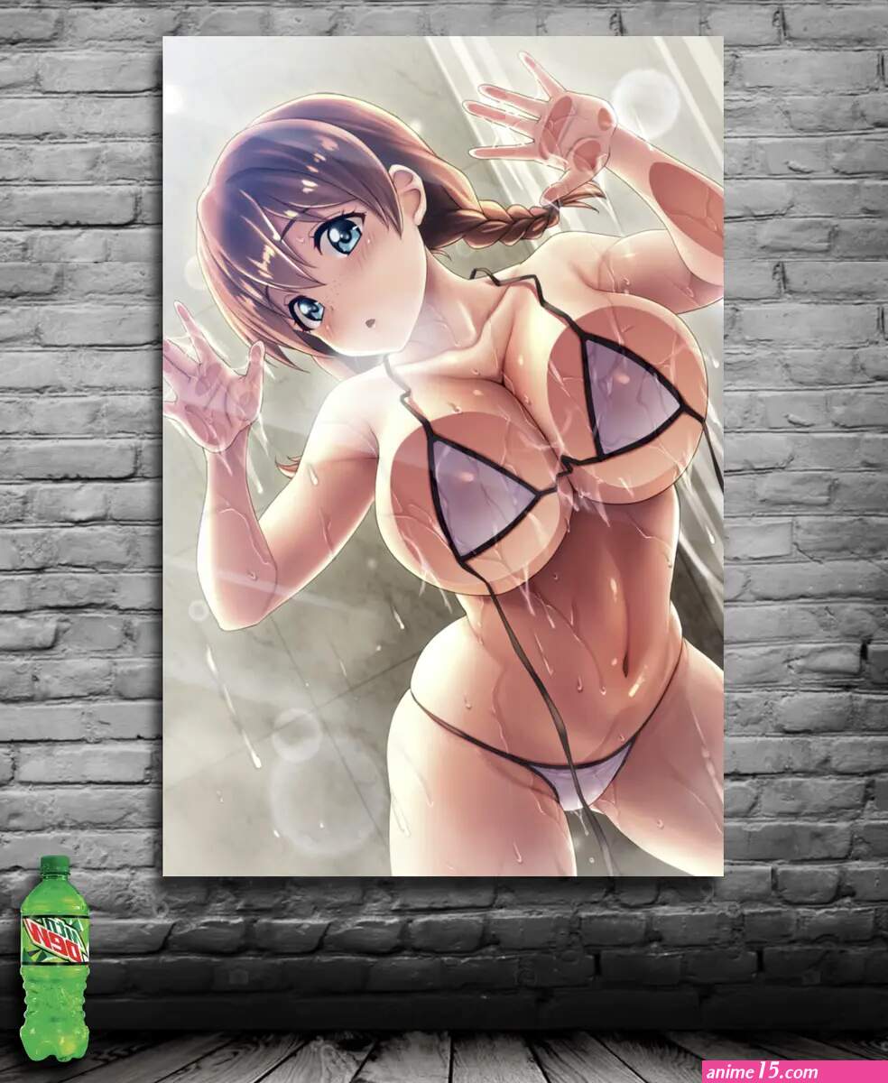 Sexy Japanese Art Poster Anime Cartoon Sushi Girl Model Banner Bikini fandom