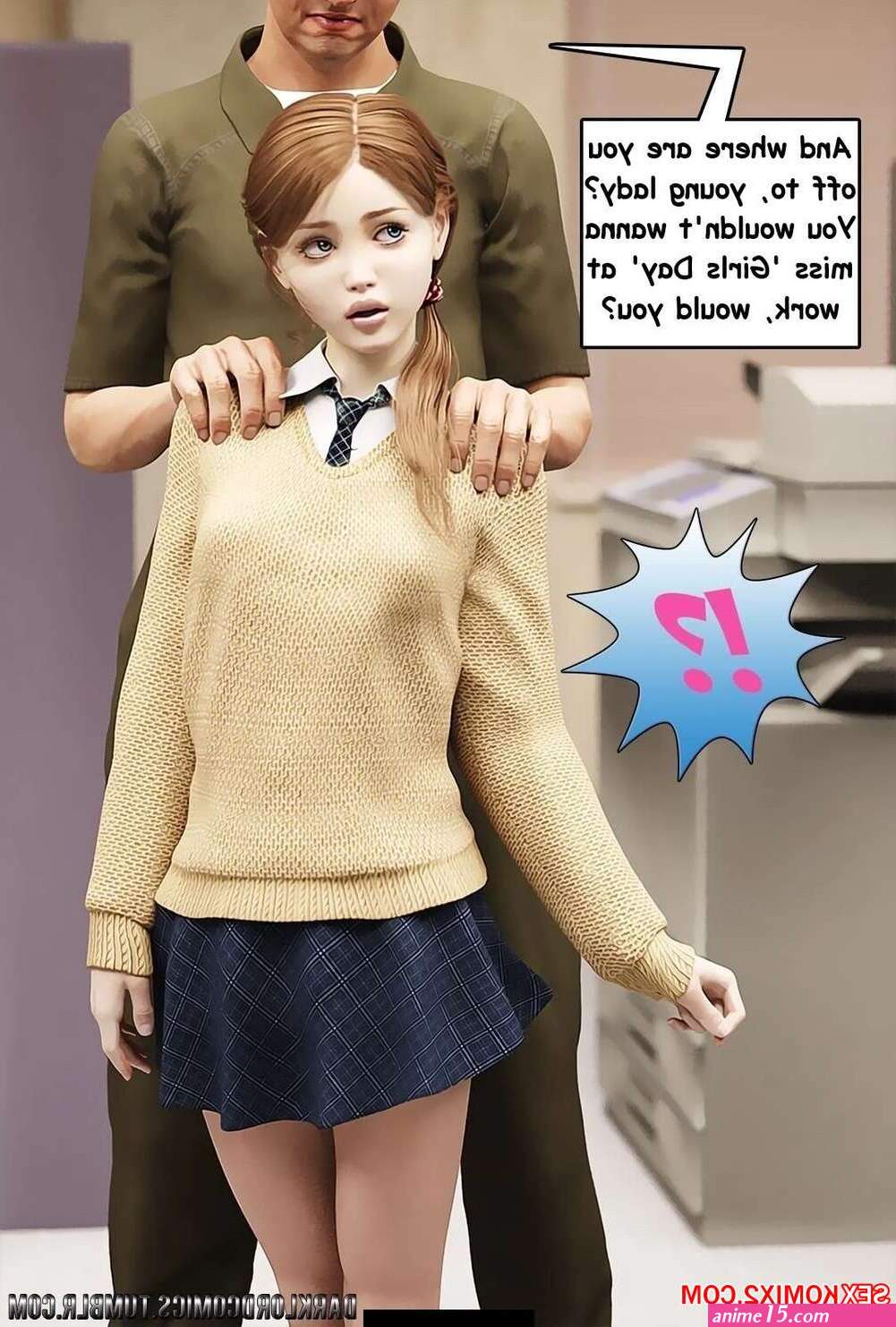 Porn comic Evie Trainee. DarkLord. Sex comic young hot brunette