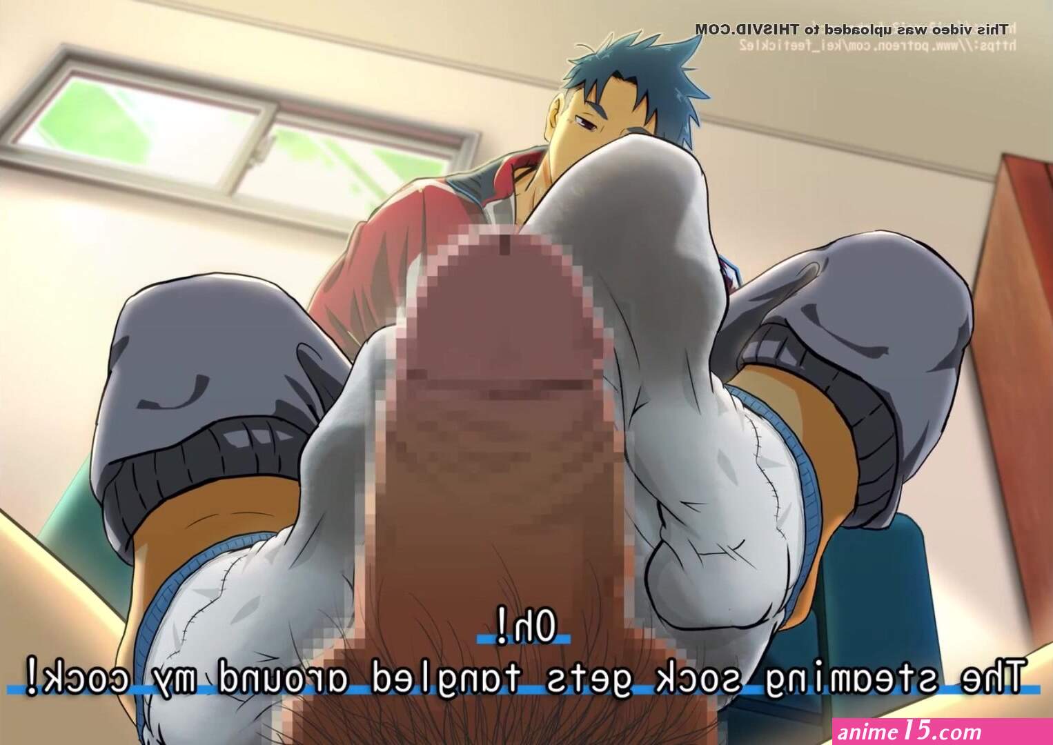 Hot Yaoi footjob animation