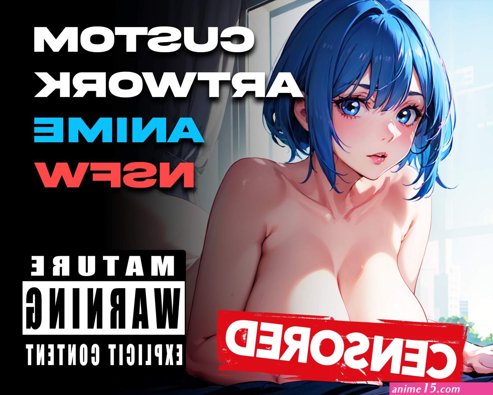 Custom NSFW Anime Art 3x Images Your Fantasy Woman Unique