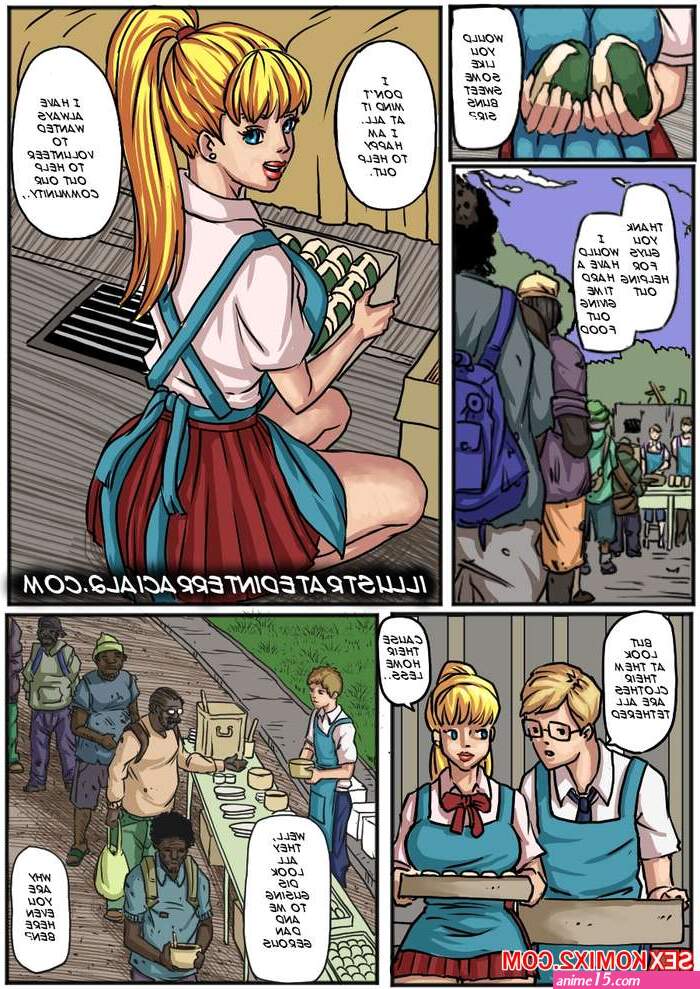 Porn comic Mura. Illustratedinterracial Sex comic blonde volunteered to