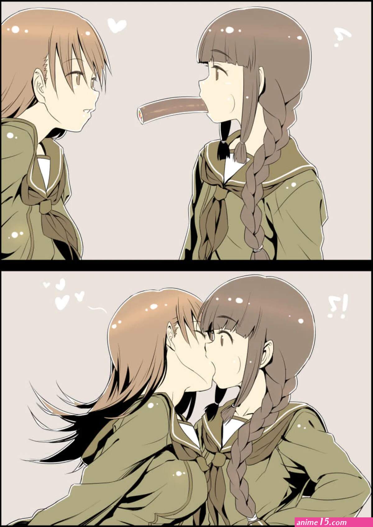 Anime deepthroat