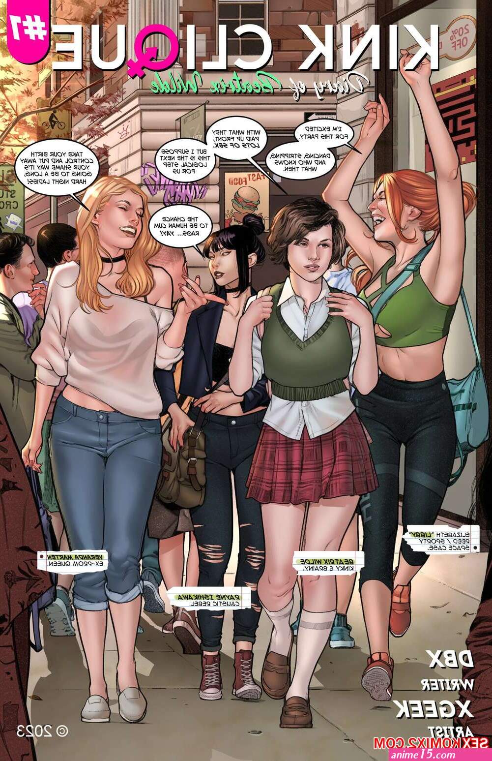 Porn comic Kink Clique. Chapter 1. XGeek. Sex comic guys had a