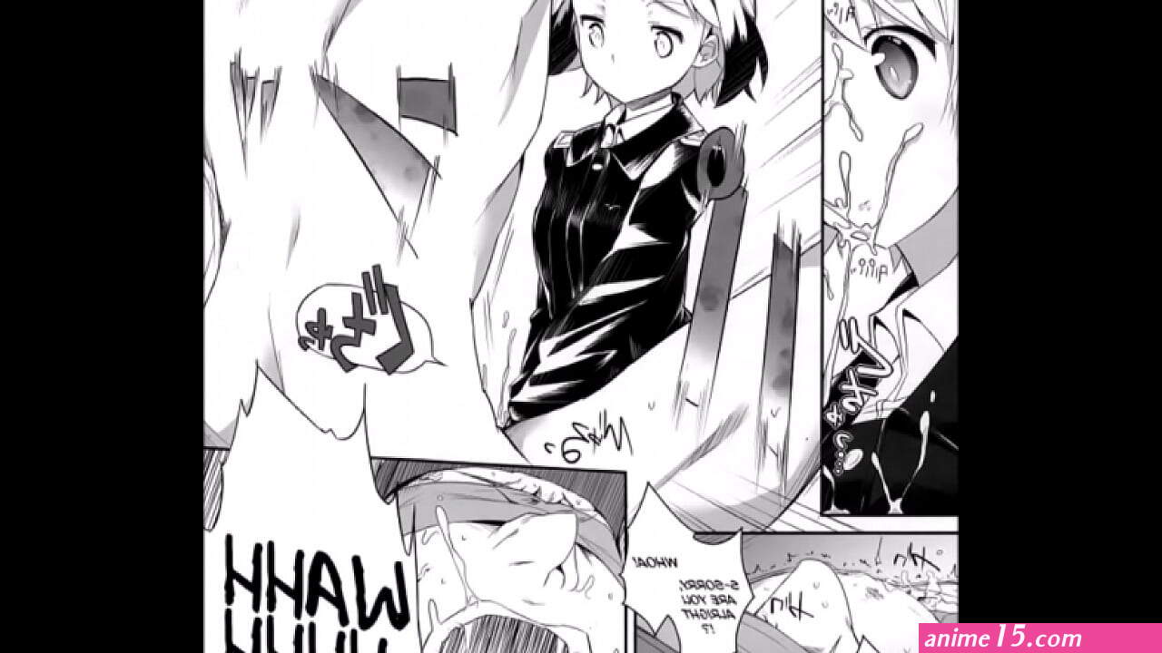 Sexy anime girl ballbusts guy till he