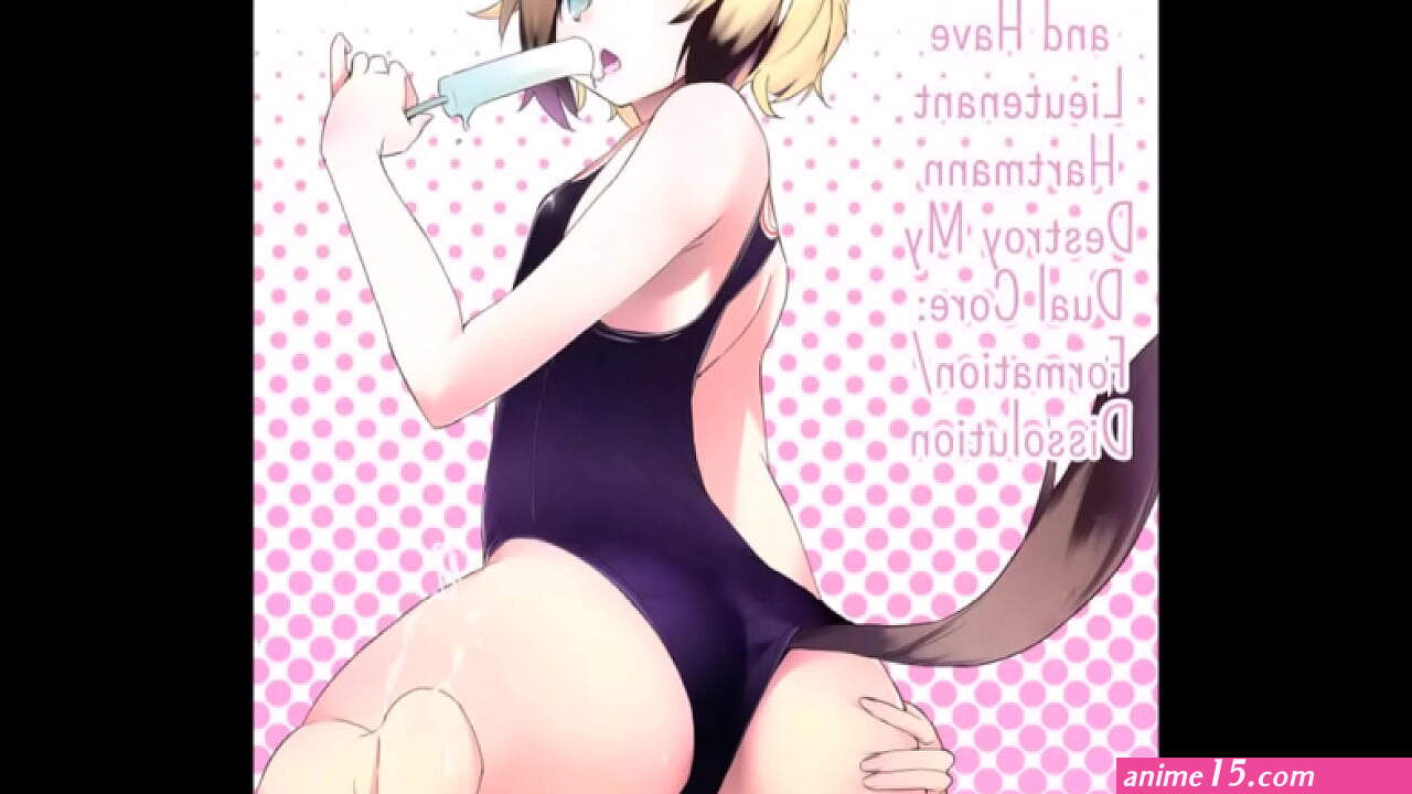 Sexy anime girl ballbusts guy till he faints