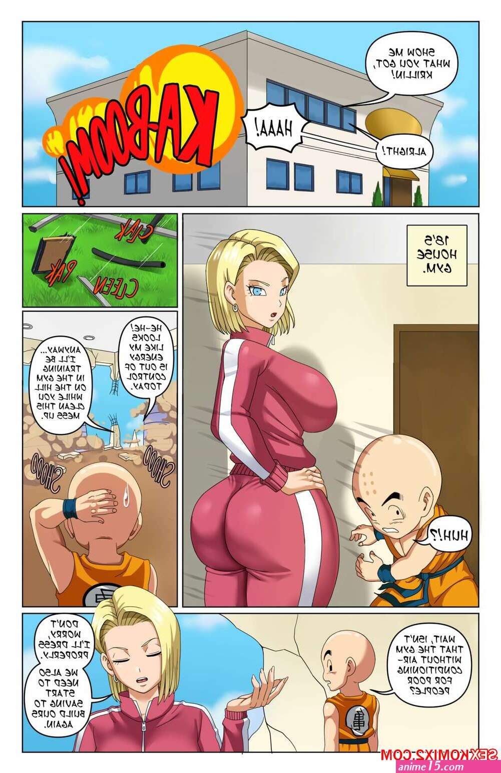 Porn comic Android 18 NTR. Chapter 3. Dragon Ball Super. Pink Pawg Sex comic blonde went to