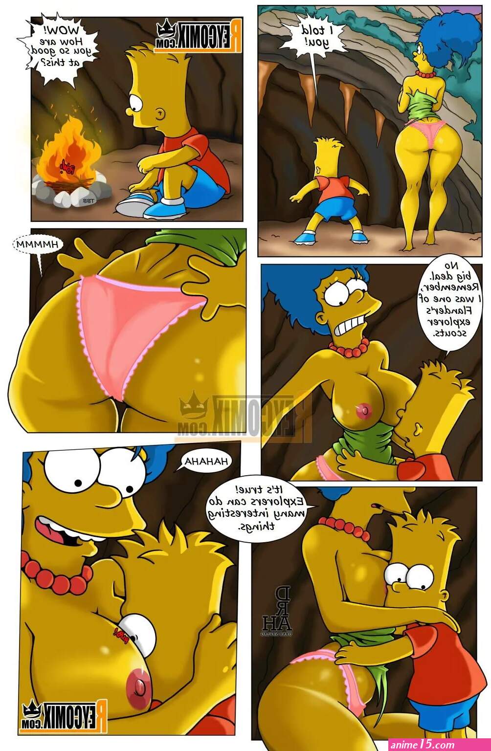 Marge and bart porn comic