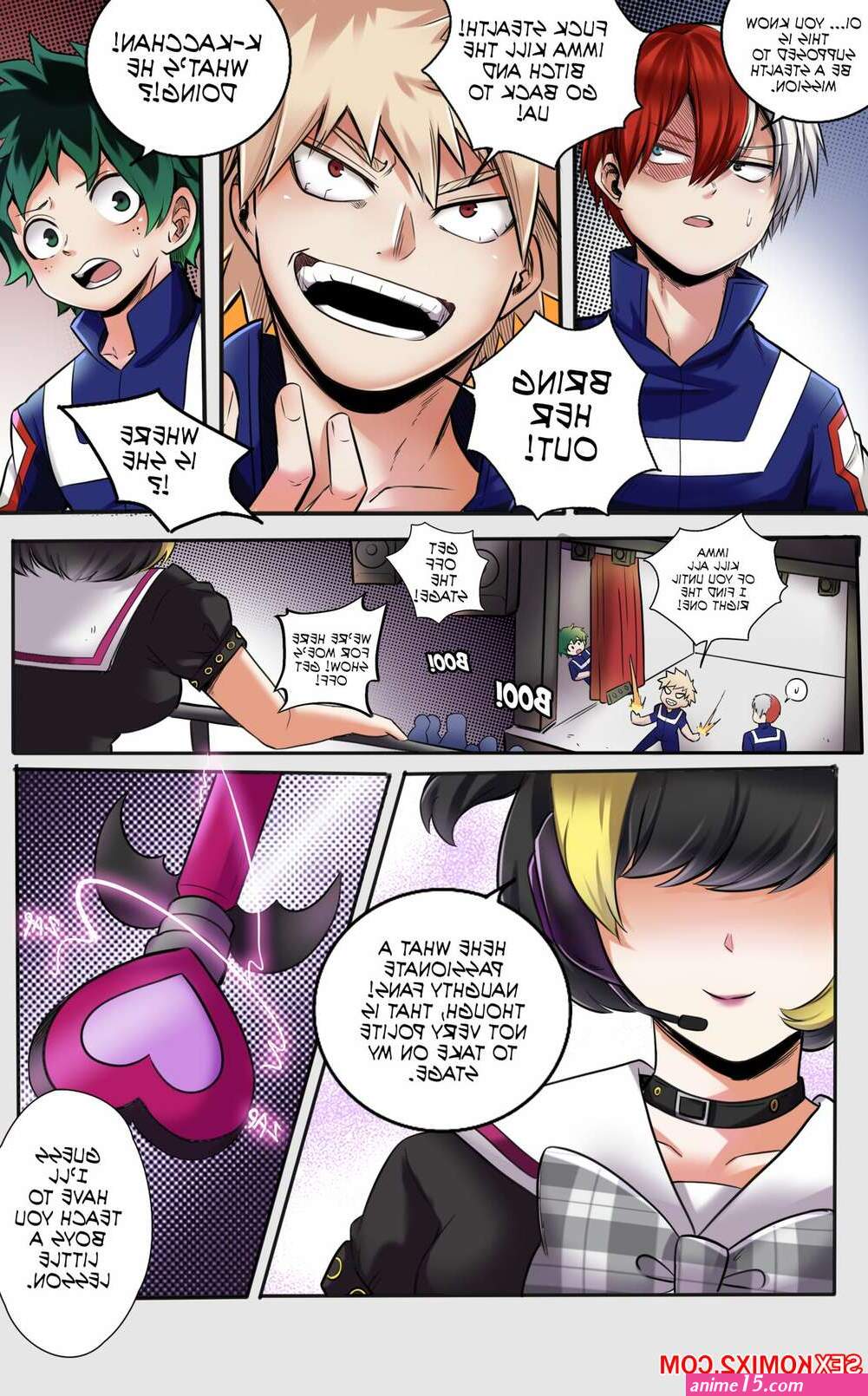 Porn comic My Hero Academia. Moe Moe Kyu Erotic comic the help of