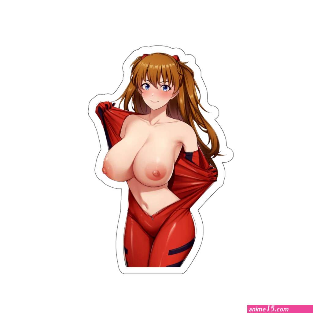 Asuka Naked Boobs Waterproof Sticker