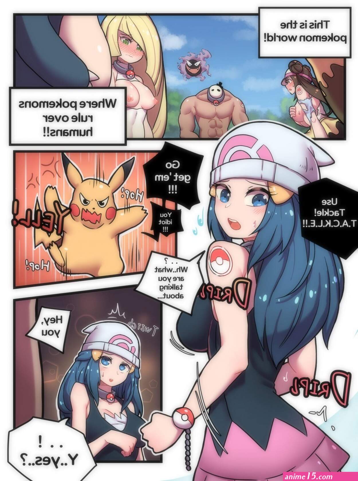 Pokemon World! porn comic