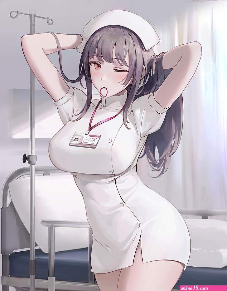 HD wallpaper: anime anime girls original characters nurse outfit artwork