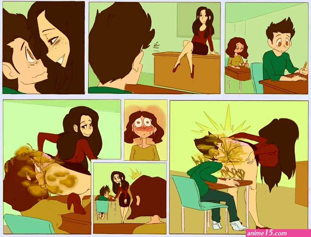 Face fart anime