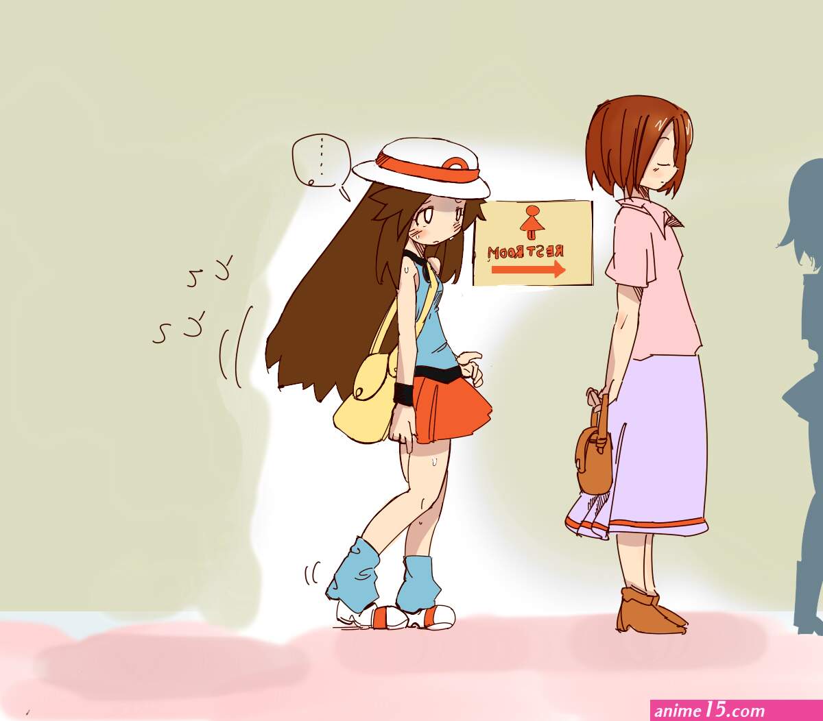 Anime omorashi comic