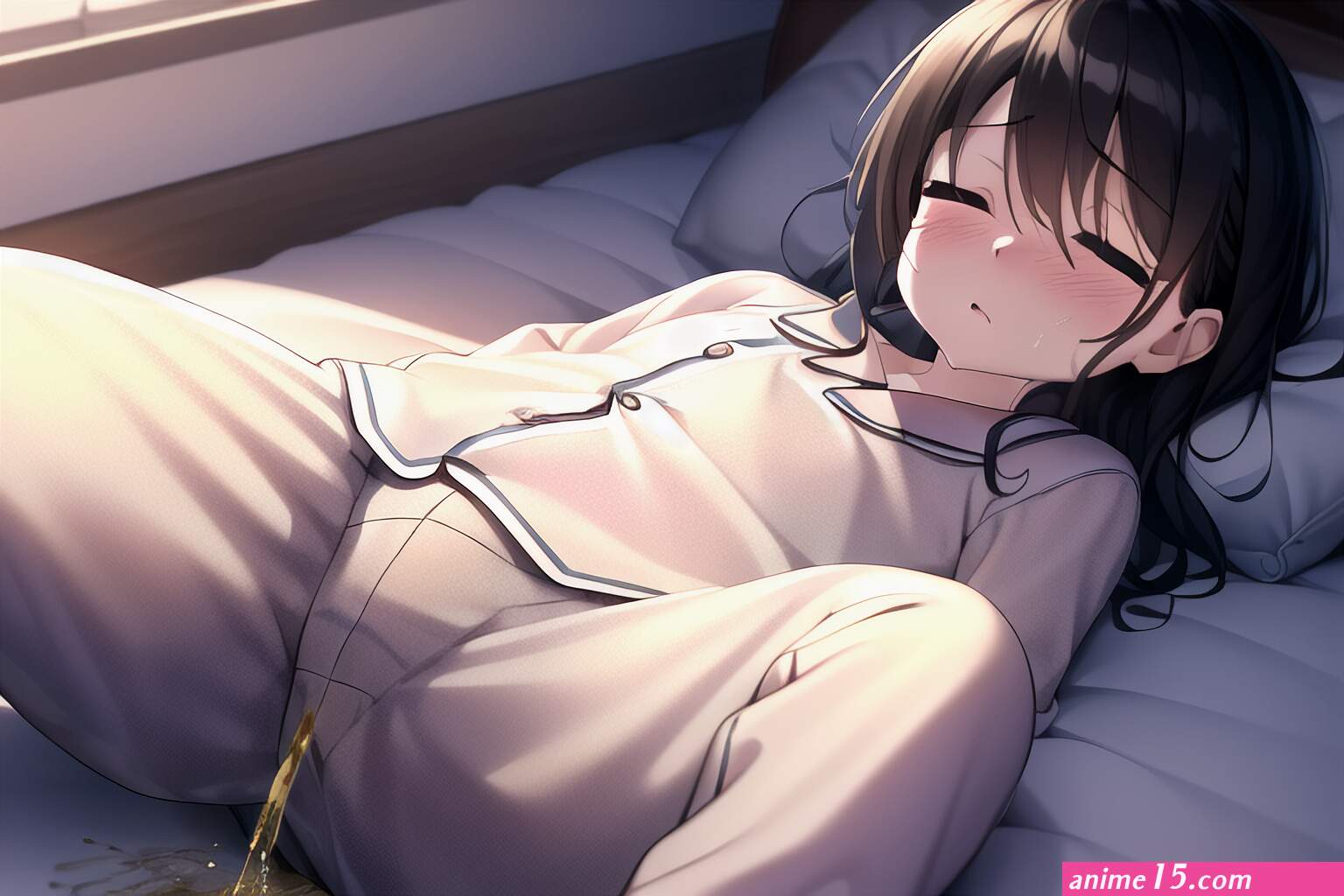 Anime Girls wetting the bed AI Generated Taking Requests