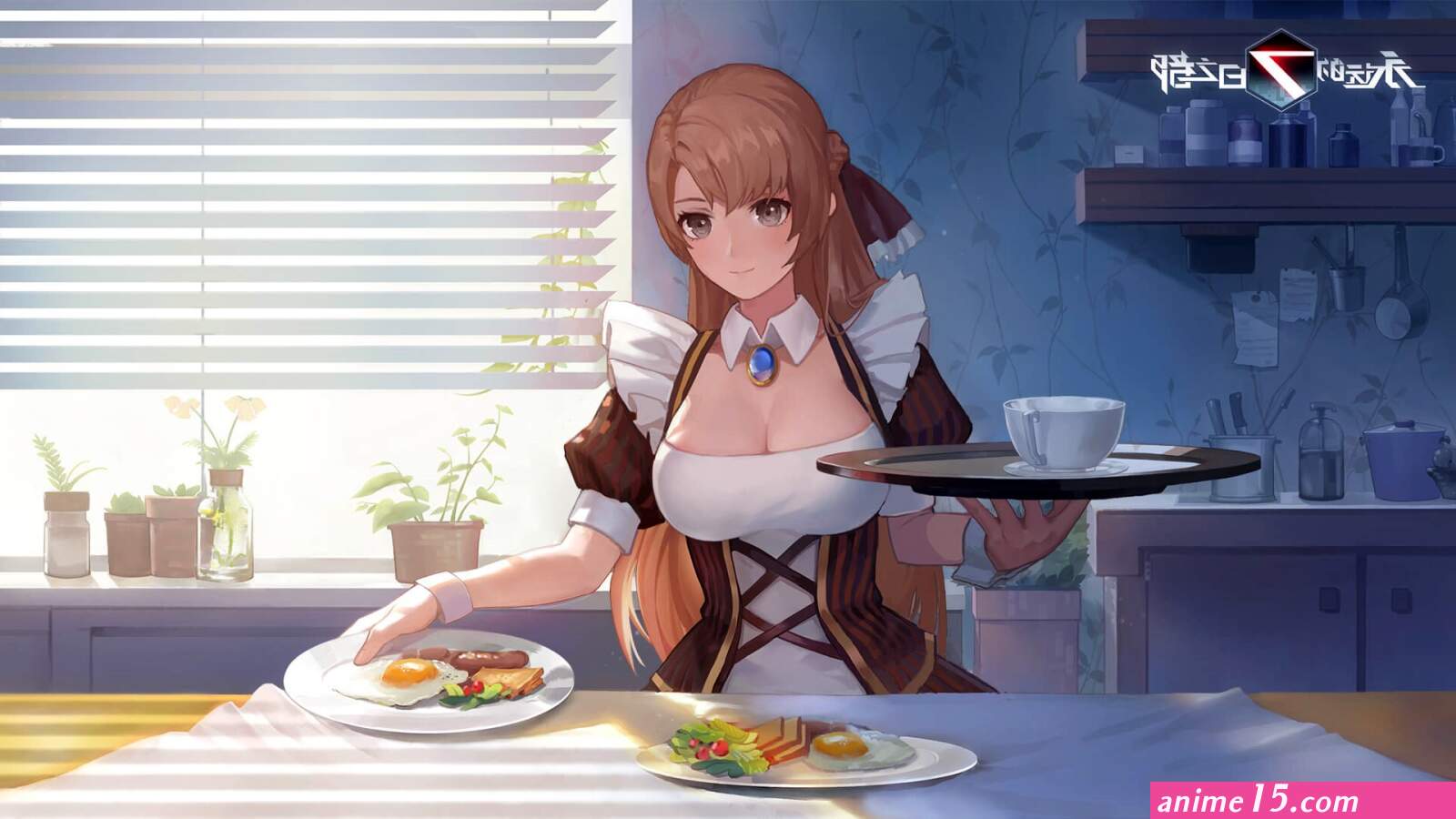 boobs Forever 7th Capital big boobs anime girls anime food HD Wallpaper