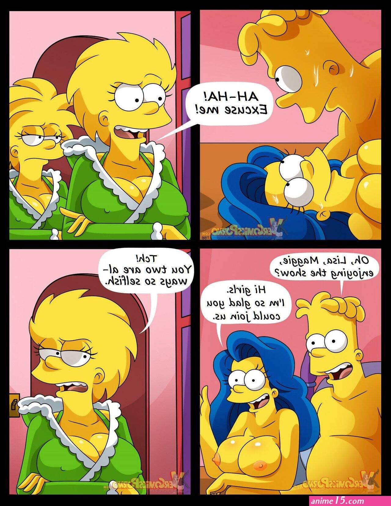 Post 3488274: BartSimpson Christmas comic Crocartist LisaSimpson MaggieSimpson MargeSimpson TheSimpsons Vercomicsporno