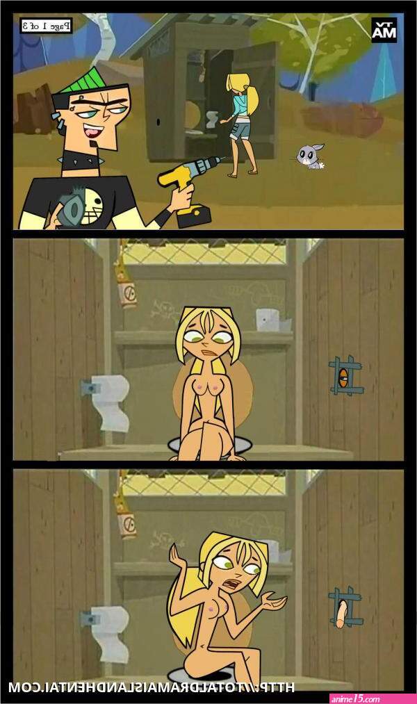 Total Drama Gloryhole: Lindsay goes to pee and as it turns out pretty soon to suck some cock