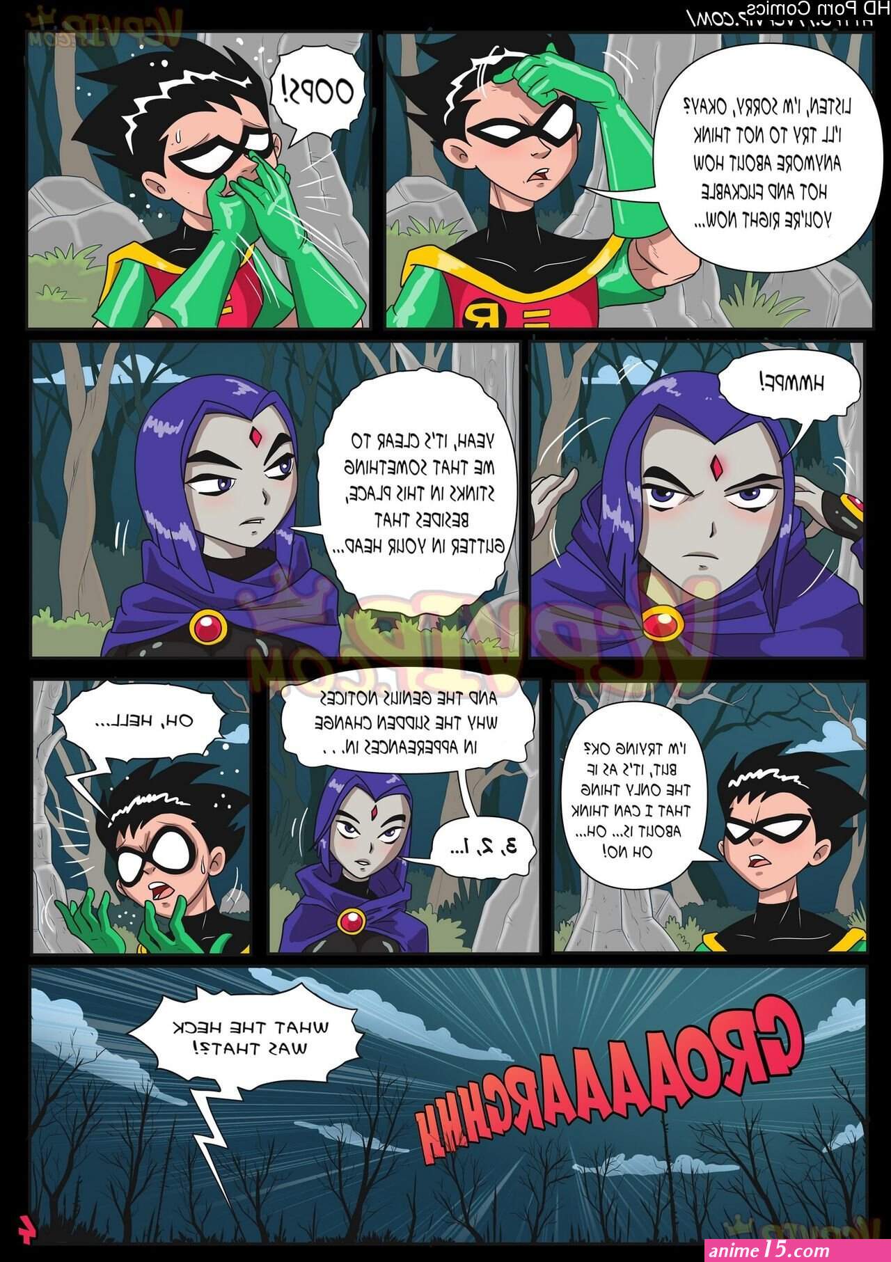 Teen Titans Stranded comic porn
