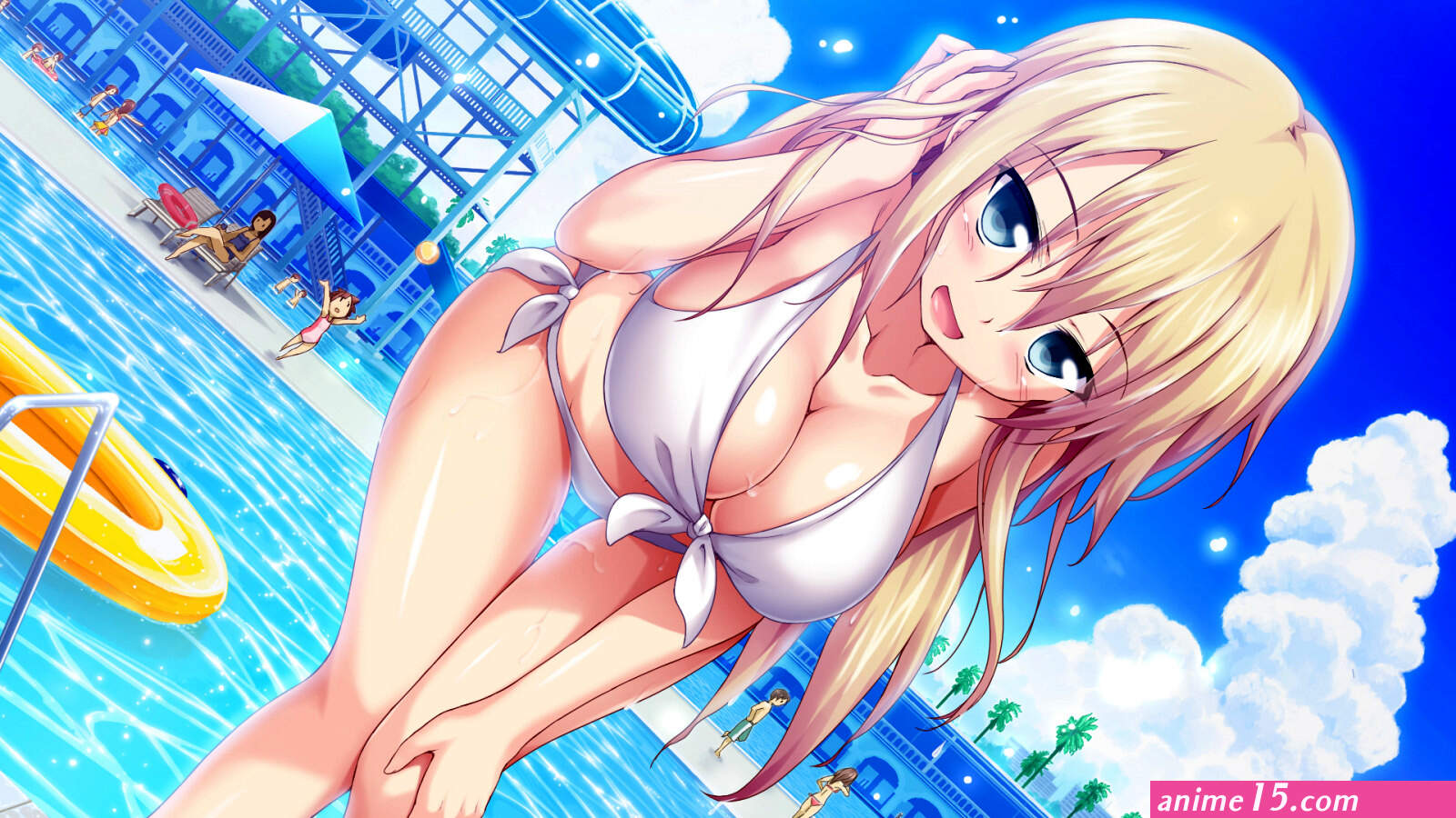 Wallpaper : illustration anime girls cartoon bikini boobs Boku wa Tomodachi ga Sukunai Kashiwazaki Sena the gap mangaka 1920x1080