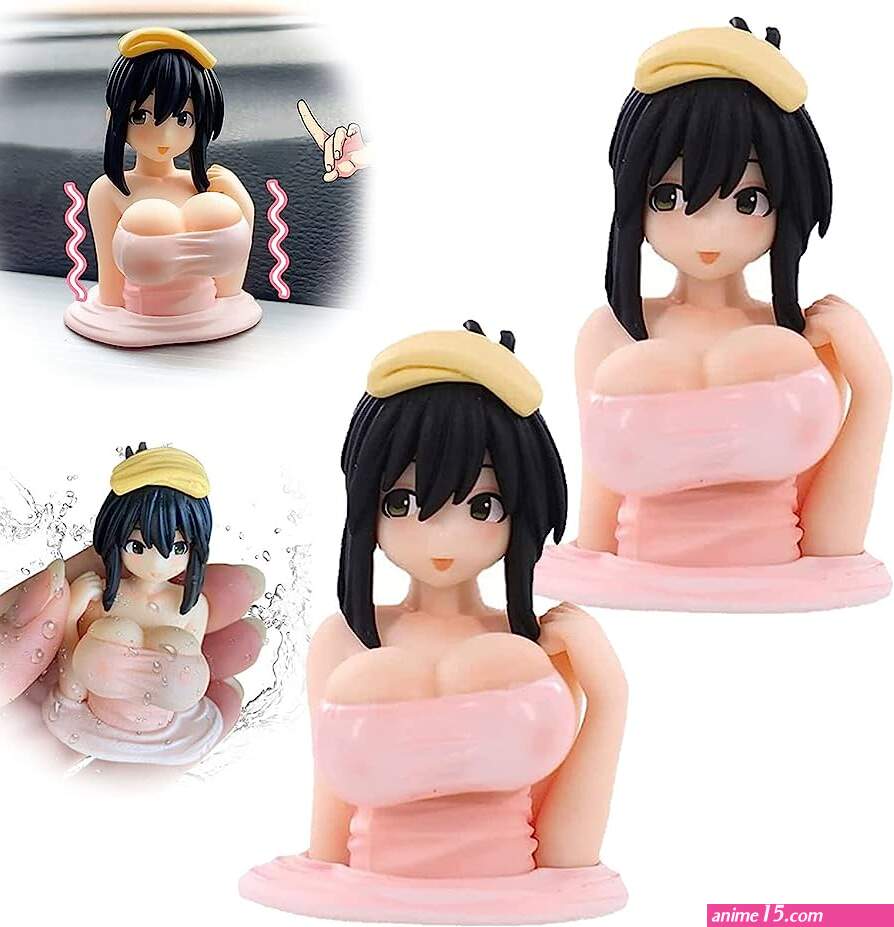 : Trusogie 2Pcs Chest Shaking Ornaments Shake Shake Girl Car Dashboard Decorations Tide Play Doll Bobbleheads Kawaii Sexy Action Figurine Beauty Car Center Console Sculpture Model : Home Kitchen