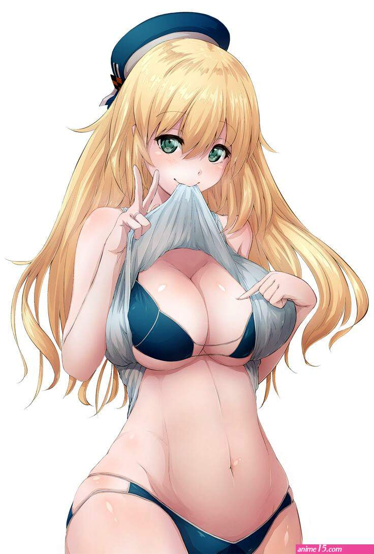 Anime Cleavage Blank Template