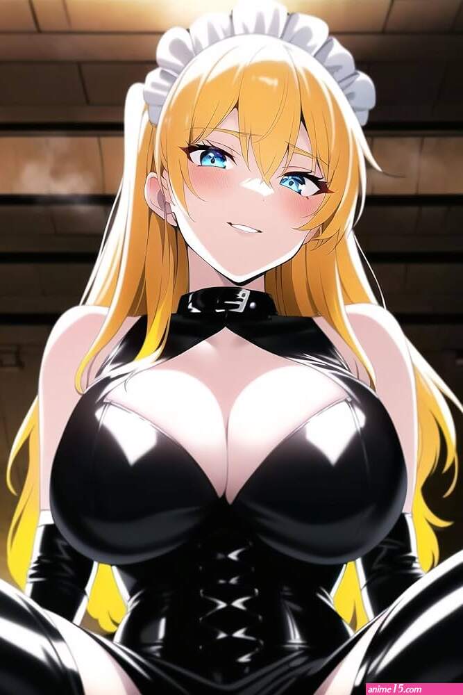 Latex Dominatrix Maid Anime E Girl T25729 A3 Poster on Canva