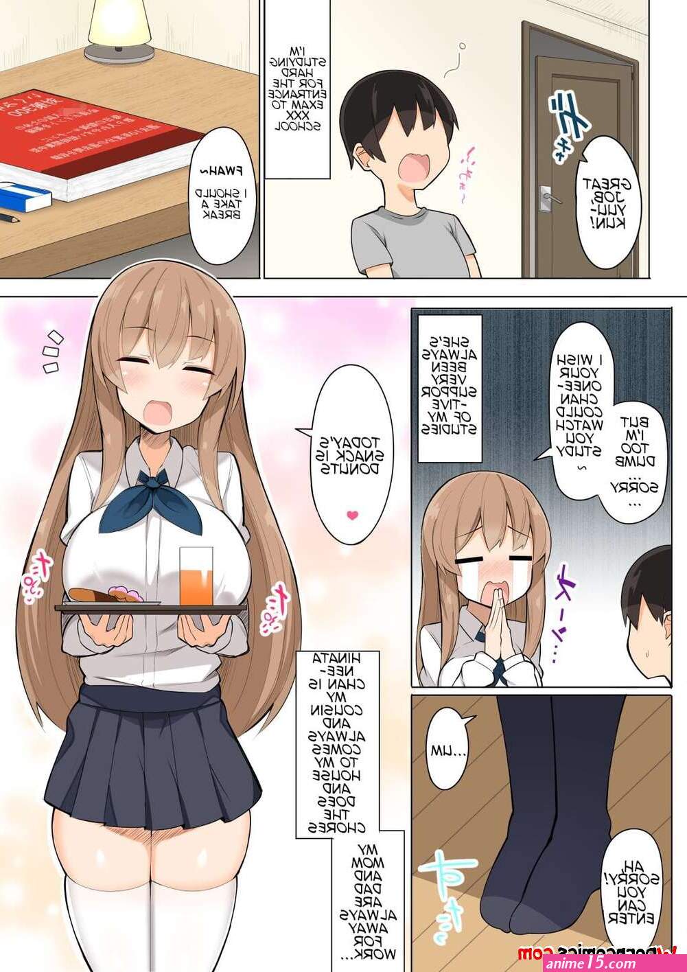 Porn comic Studying For An Exam With My Older Sister. Jakko. Sex comic For An Exam
