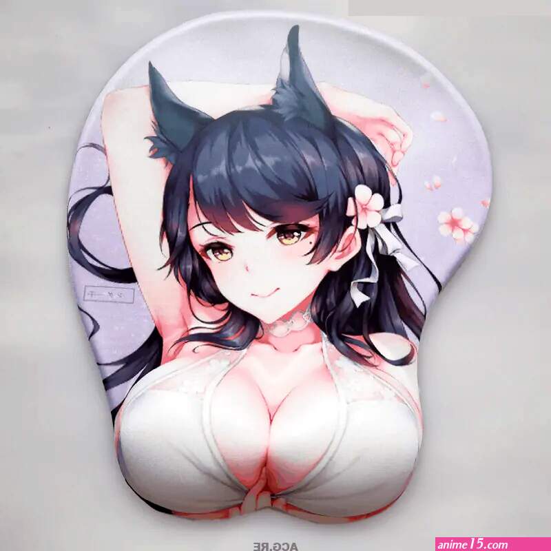 Atago 3D Boob Mouse Pad Anime Boobs Mousepad Azur Lane 3D Oppai Mouse Pads