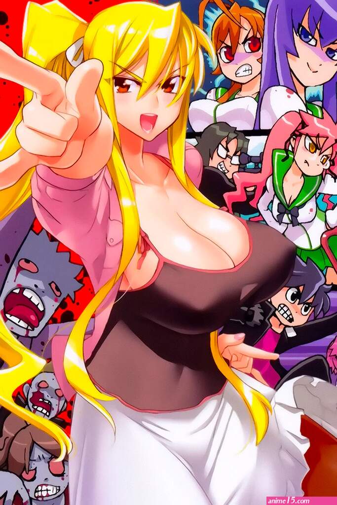 High School Of The Dead Sexy Girl Big Tits Anime Poster