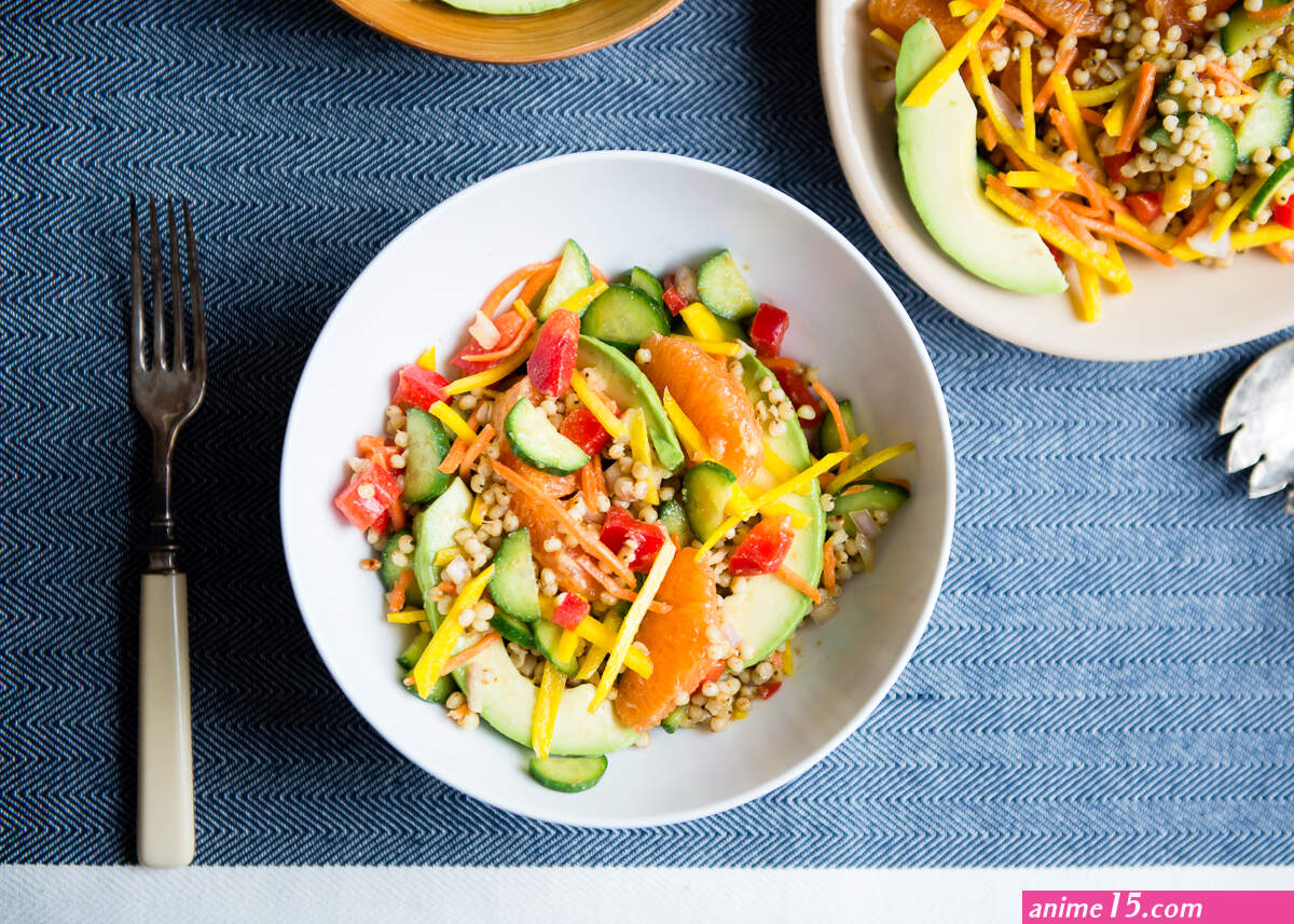 Sorghum Vegetable Salad with Cumin-Lime Vinaigrette
