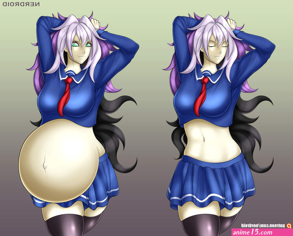 NerDroidCommissions Closed on X: Mikas belly growing sequence belly expansion inflation pregnancy pregnant boobs girl bellybutton VORE