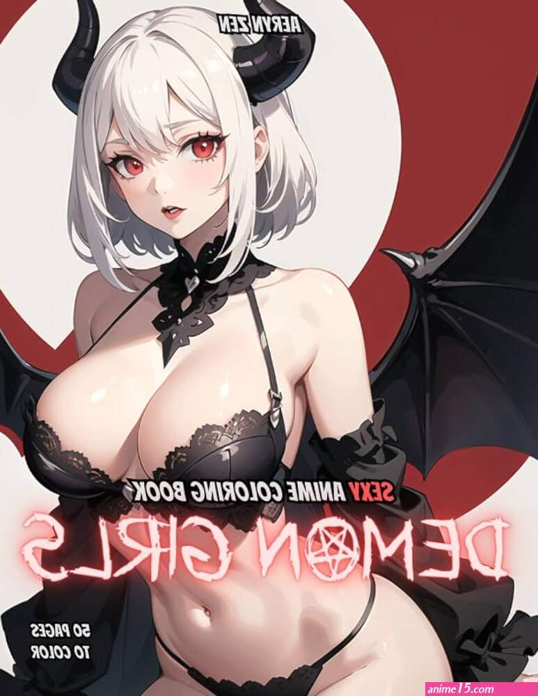 Sexy Anime Coloring Book: Demon Girls: Manga... by Zen Aeryn