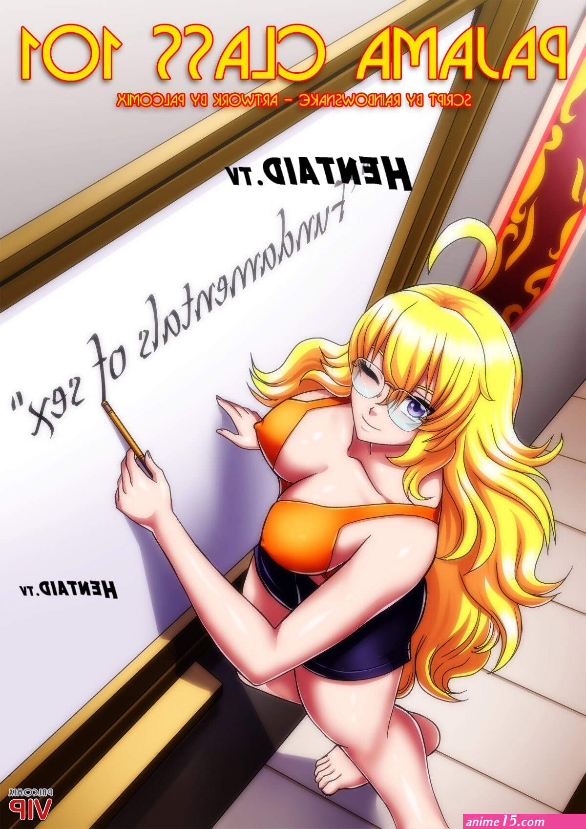 Rubia Milftoon Fogosa orgia Lesbica Comic Porno Anime