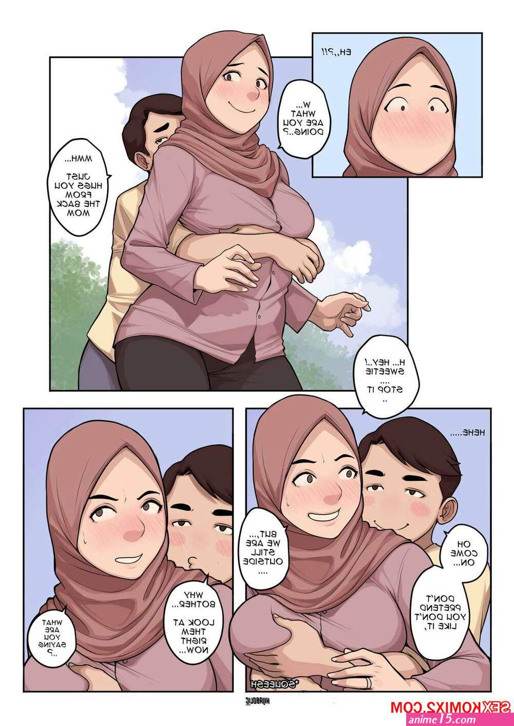 Porn comic Breaking the Last Fast. Hijabolic Sex comic sexy milf came
