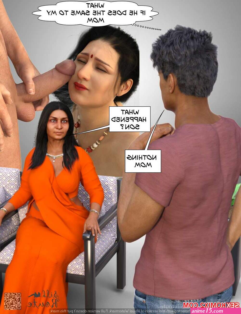 Porn comic Rany Aunty. New Series. Episode 1. Ira Ram Sex comic brunette milf checked