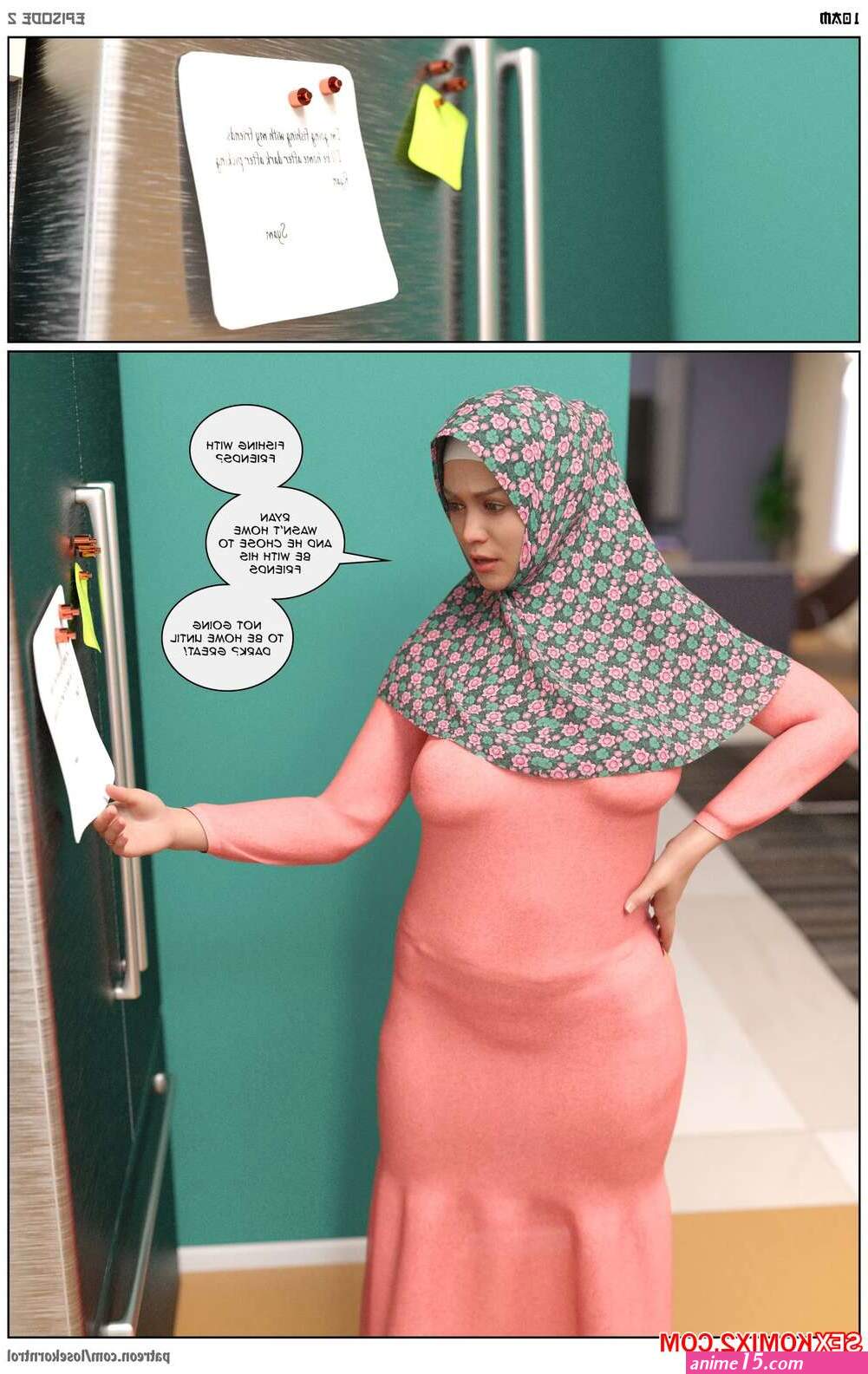 Porn comic 10 AM. Chapter 2. LoseKorntrol Hijab 3DX. Sex comic busty brunette milf