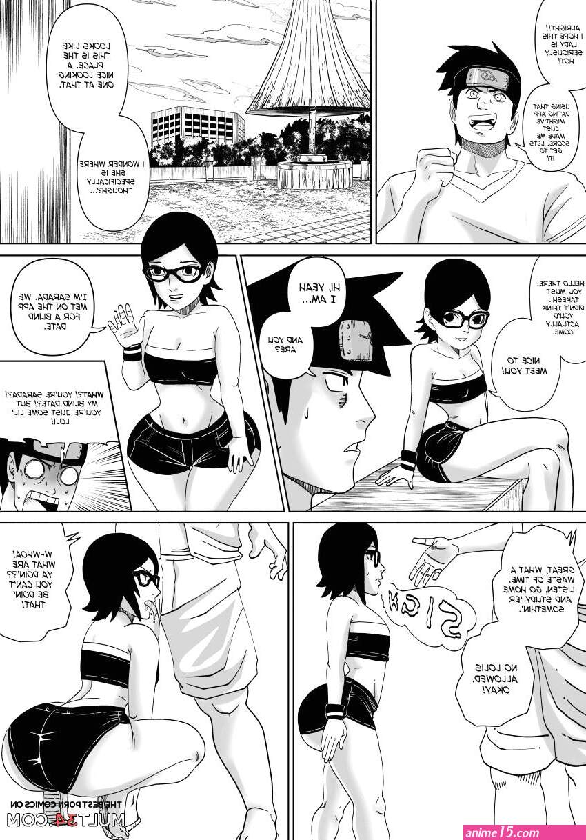 Saradas Blind Date porn comic
