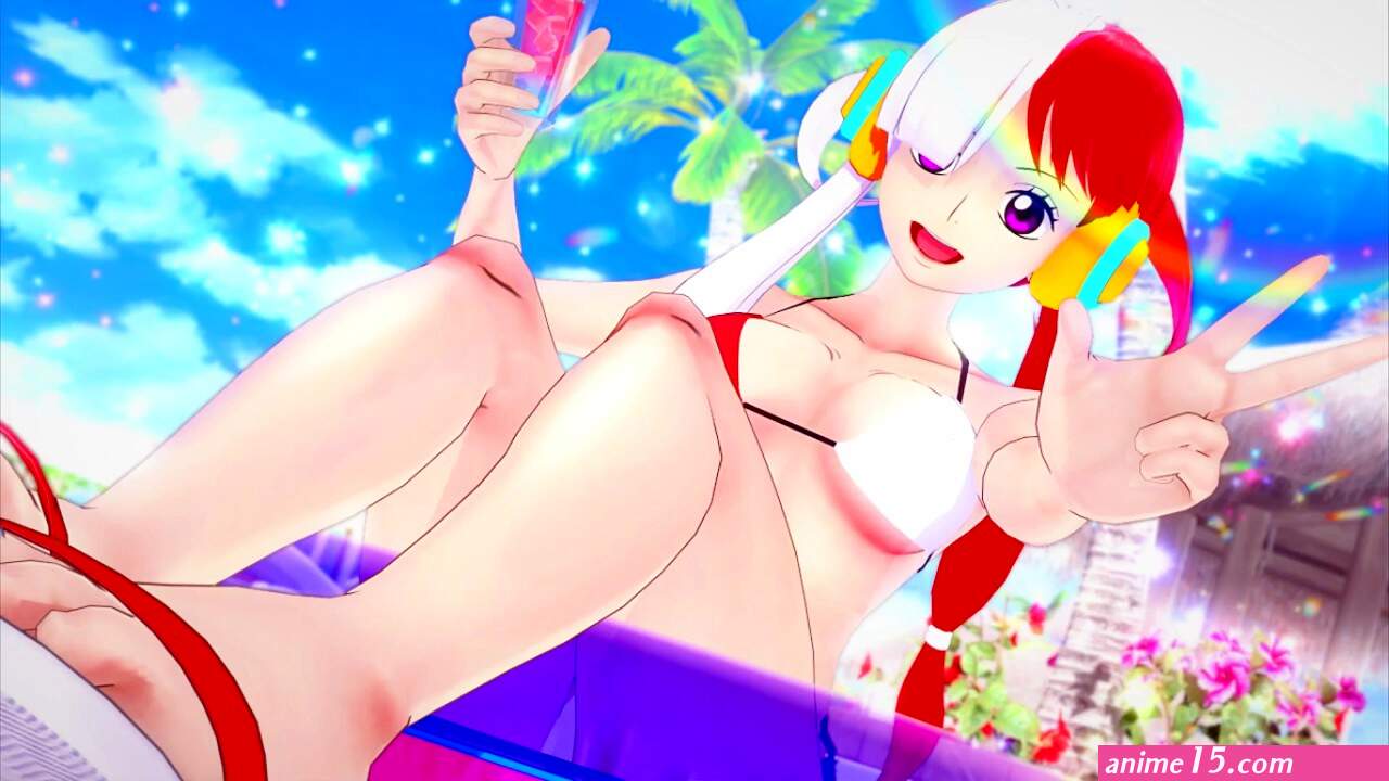 Uta Gets Fucked by Luffy during Summer until Creampie