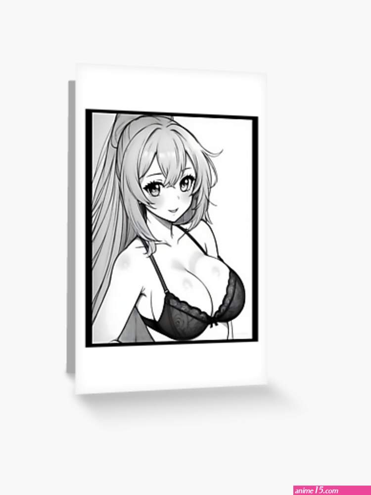 Enchanting Anime Art Waifu Material Sexy Hot Naked and Cute Anime Kawaii Girls with Big Boobs Greeting Card for Sale by CelestialChicC