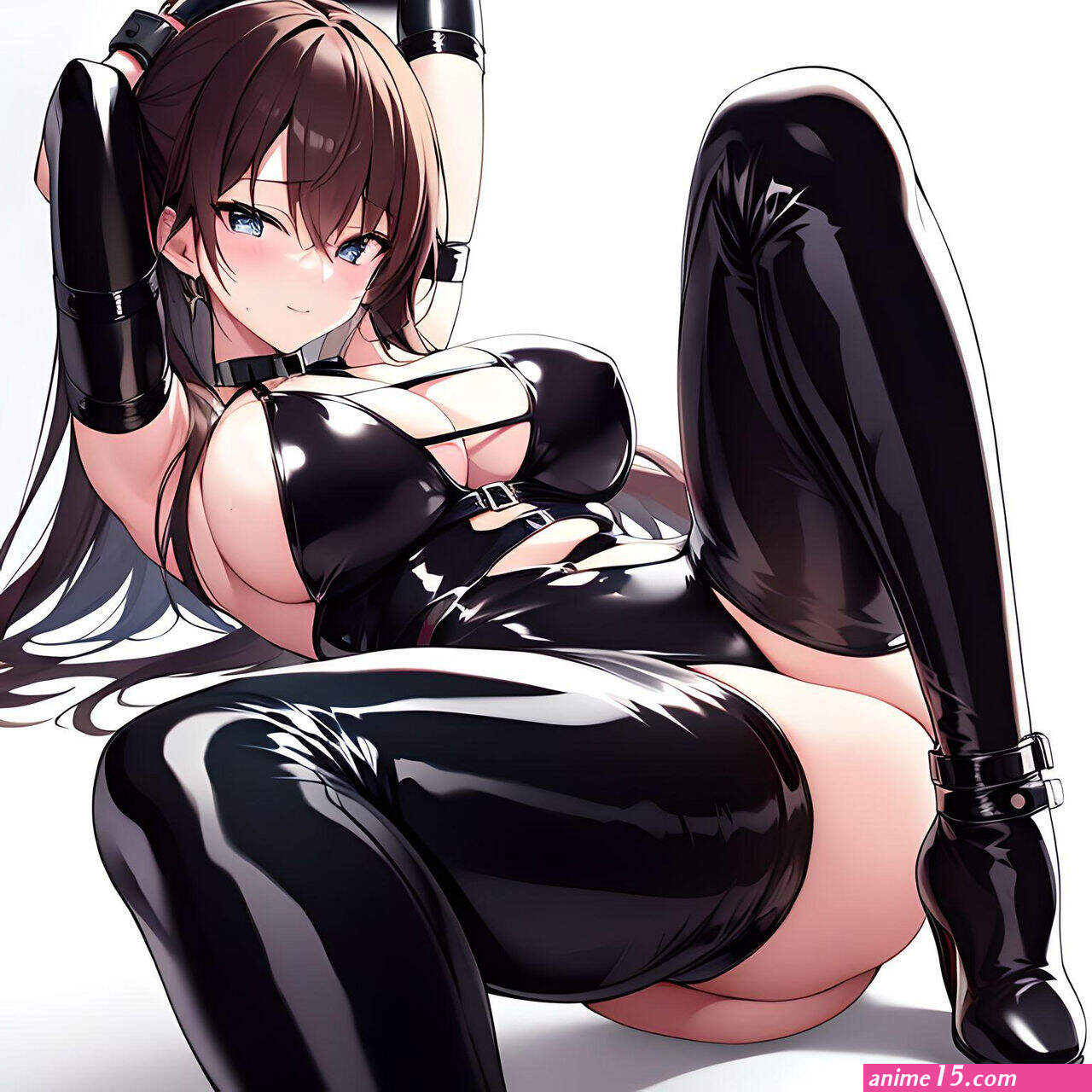 sexy girl in latex bondage clothes by OrionT123 on DeviantArt