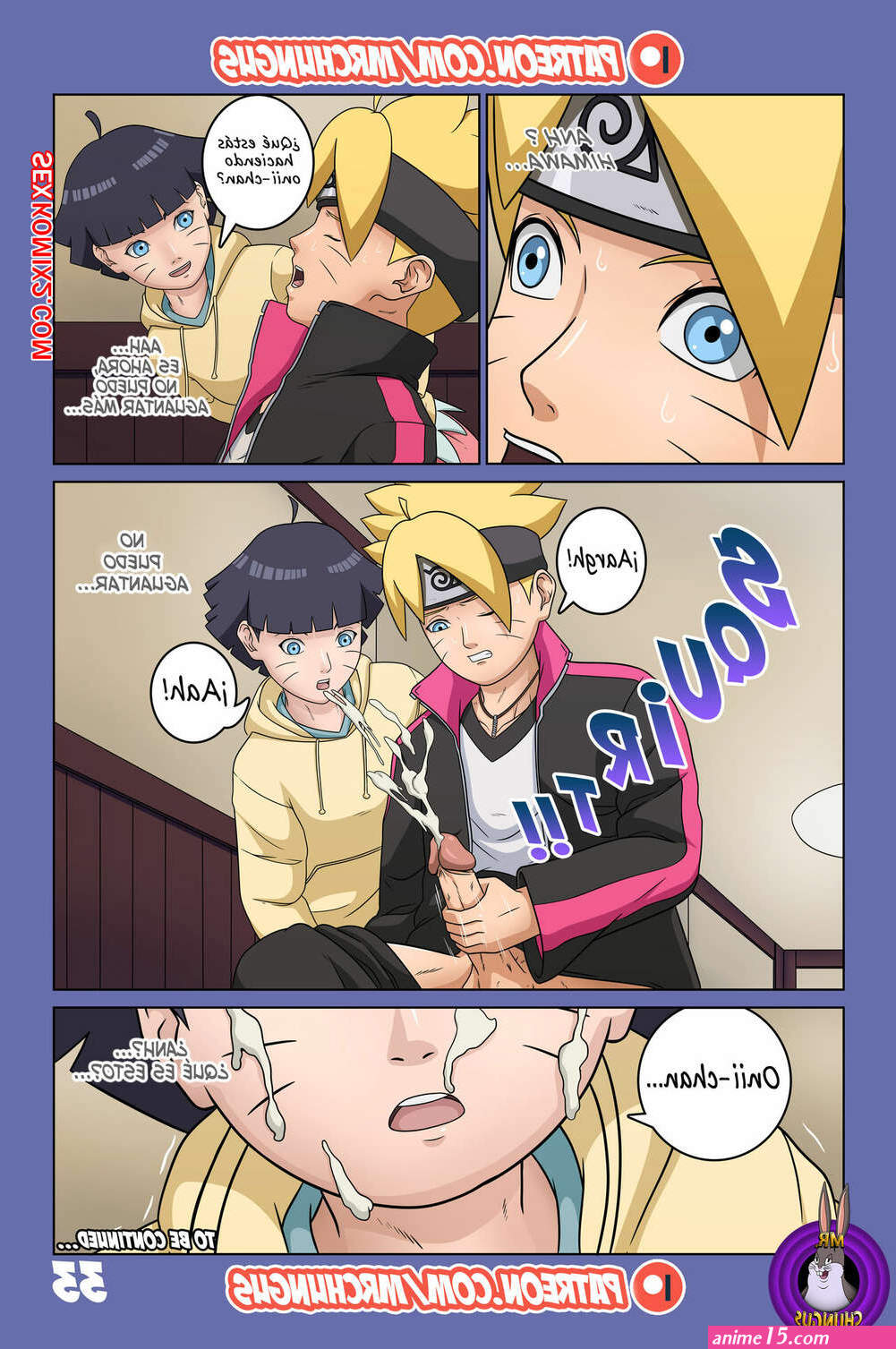 Comic porno BORUTO EROTIC Adventure. Parte 1. Yutto Prime. cmico de sexo chico joven decidi