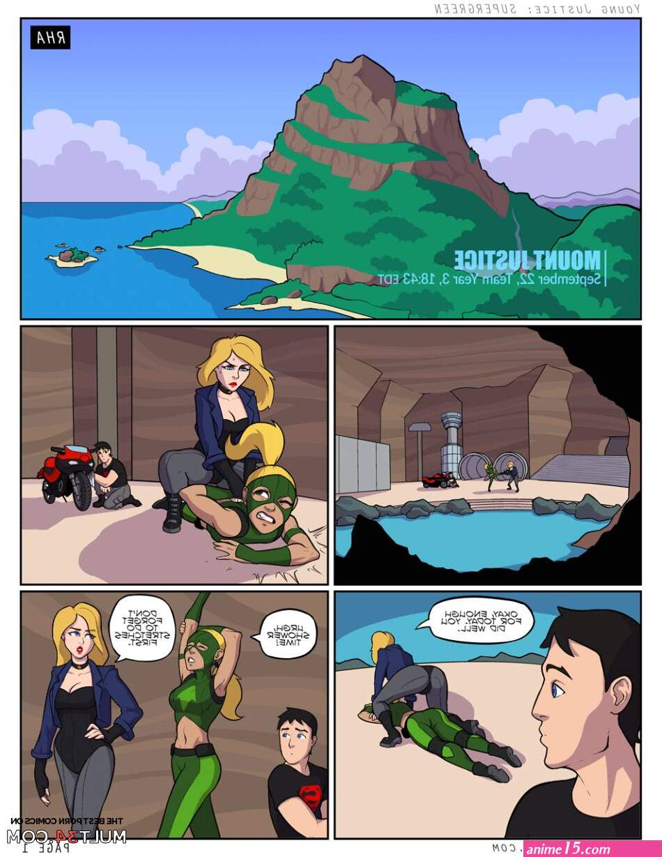Young Justice: Supergreen porn comic