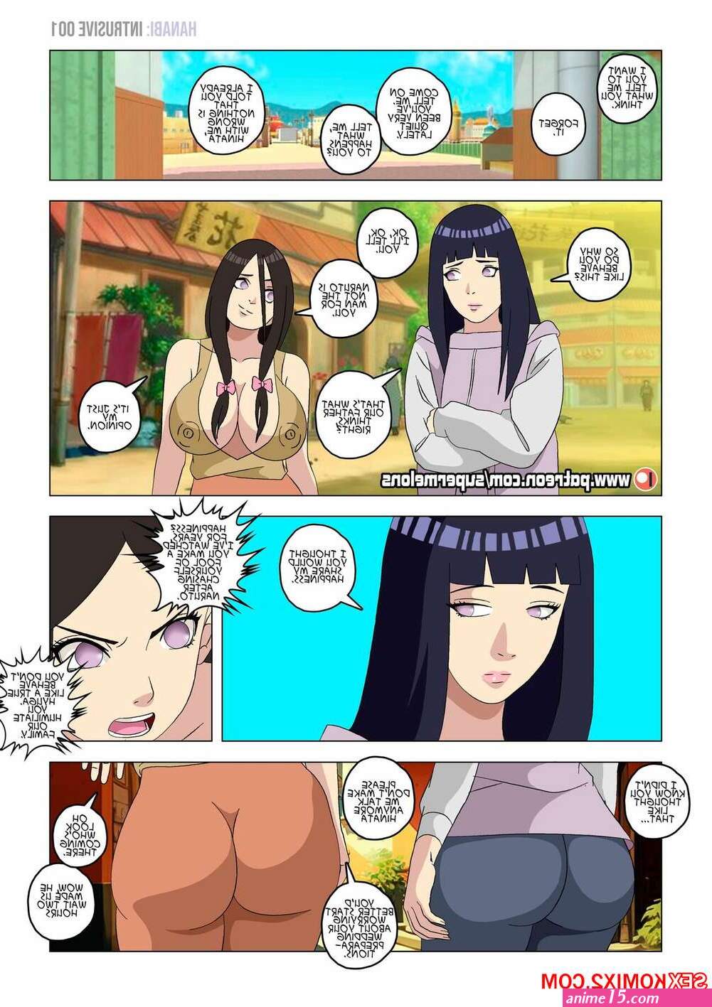 Porn comic Hanabi Intrusive. Boruto. Super Melons. Sex comic busty brunette is