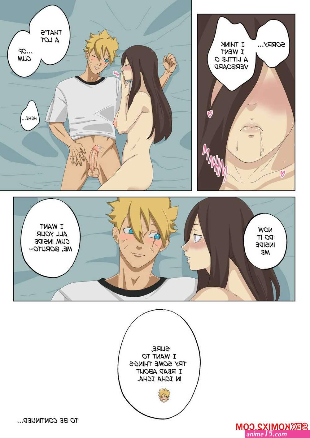 Porn comic The Way of Pervert Ninja. Boruto Sex comic boy decided to