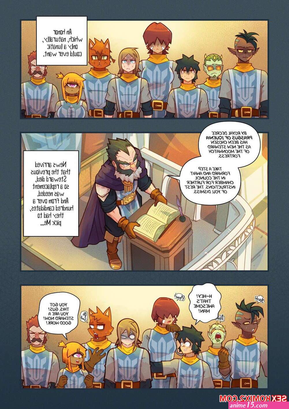 Porn comic Vanilla Fantasy. Chapter 4. Mr.E. Sex comic guy went to