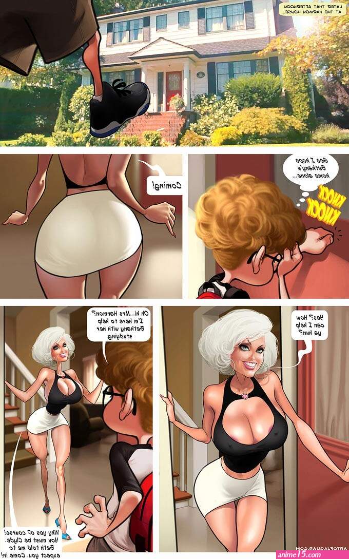 Busty teen in sex comics